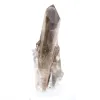 Cristal de cuarzo morión brasileño de porte esbelto, montado sobre peana - 3
