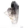 Mini cristal de cuarzo morión de Brasil, piedra negra sobre peana - 2