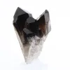 Pequeña pieza de cuarzo morión brasileño, cristal sobre soporte - 0