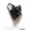 Pequeña pieza de cuarzo morión brasileño, cristal sobre soporte - 2