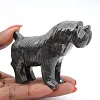 Perro tallado en esteatita natural de Bolivia - 0