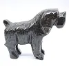 Perro tallado en esteatita natural de Bolivia - 3