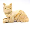 Gato tallado en esteatita de Bolivia - 1
