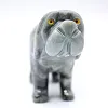 Figura de perro tallada en esteatita boliviana - 2