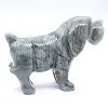 Figura de perro tallada en esteatita boliviana - 3