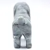 Figura de perro tallada en esteatita boliviana - 4
