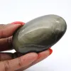 Piedra rodada de obsidiana dorada de México, canto de colección - 0