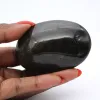 Canto rodado de obsidiana dorada de México para colección mineral - 0