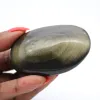 Obsidiana dorada de México en pequeño canto rodado pulido de 70 g - 0