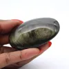 Canto rodado pulido mexicano de obsidiana dorada, pieza de 75 g - 0