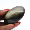 Canto rodado de obsidiana dorada mexicana, ejemplar pulido de 85 g - 0