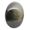 Canto rodado de obsidiana dorada de México, pieza pulida de 100 g - 2
