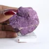 Purpurita en bruto de Portugal sobre peana – Espécimen mineral - 1