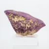 Purpurita de Portugal – Piedra en bruto sobre peana de colección - 3