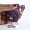 Purpurita portuguesa sobre peana – Muestra mineral en bruto - 1