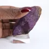 Purpurita en bruto de Portugal sobre peana – Colección mineralógica - 1